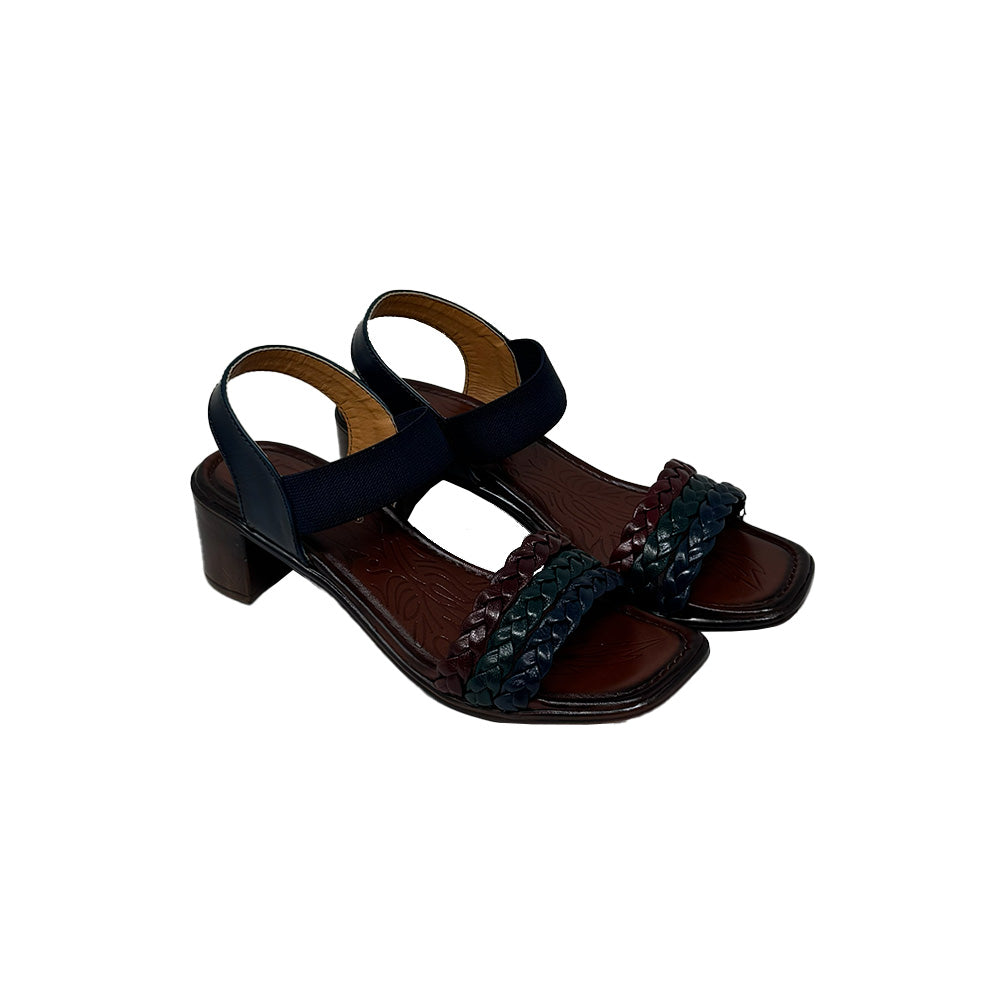 Posh Weave Block Heels