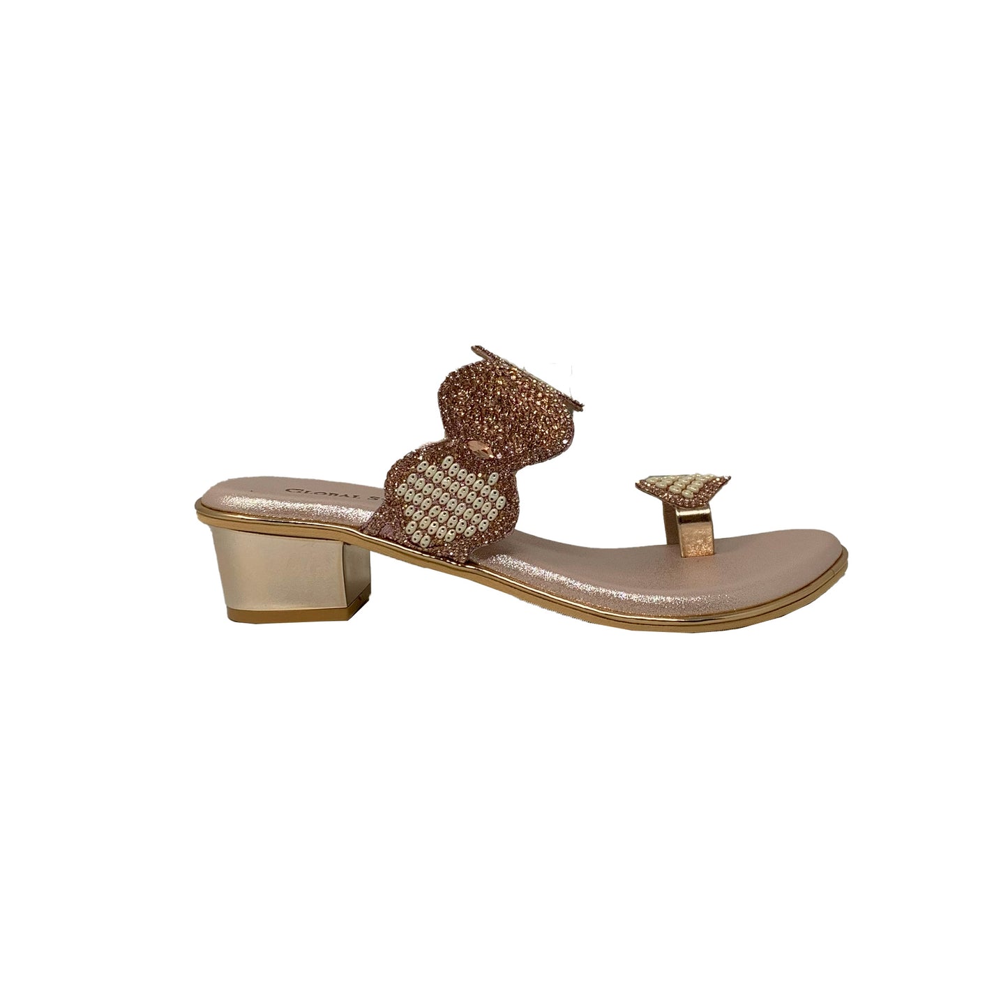 PearlGlam Toe-Ring Heels