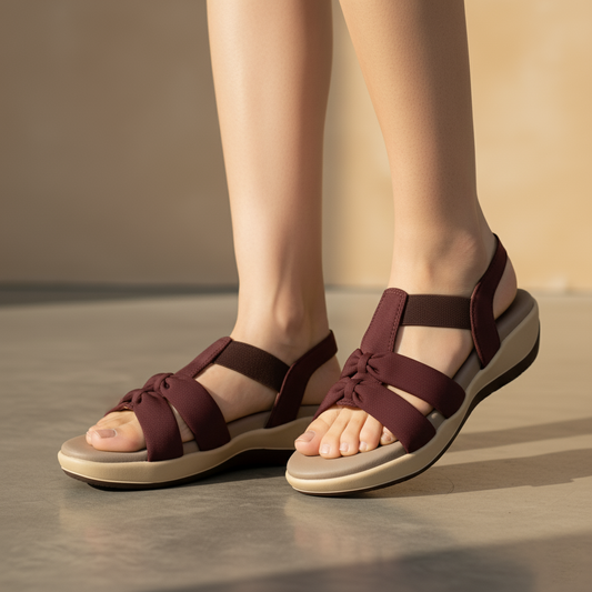 Brown SoftTwist Comfort Sandals