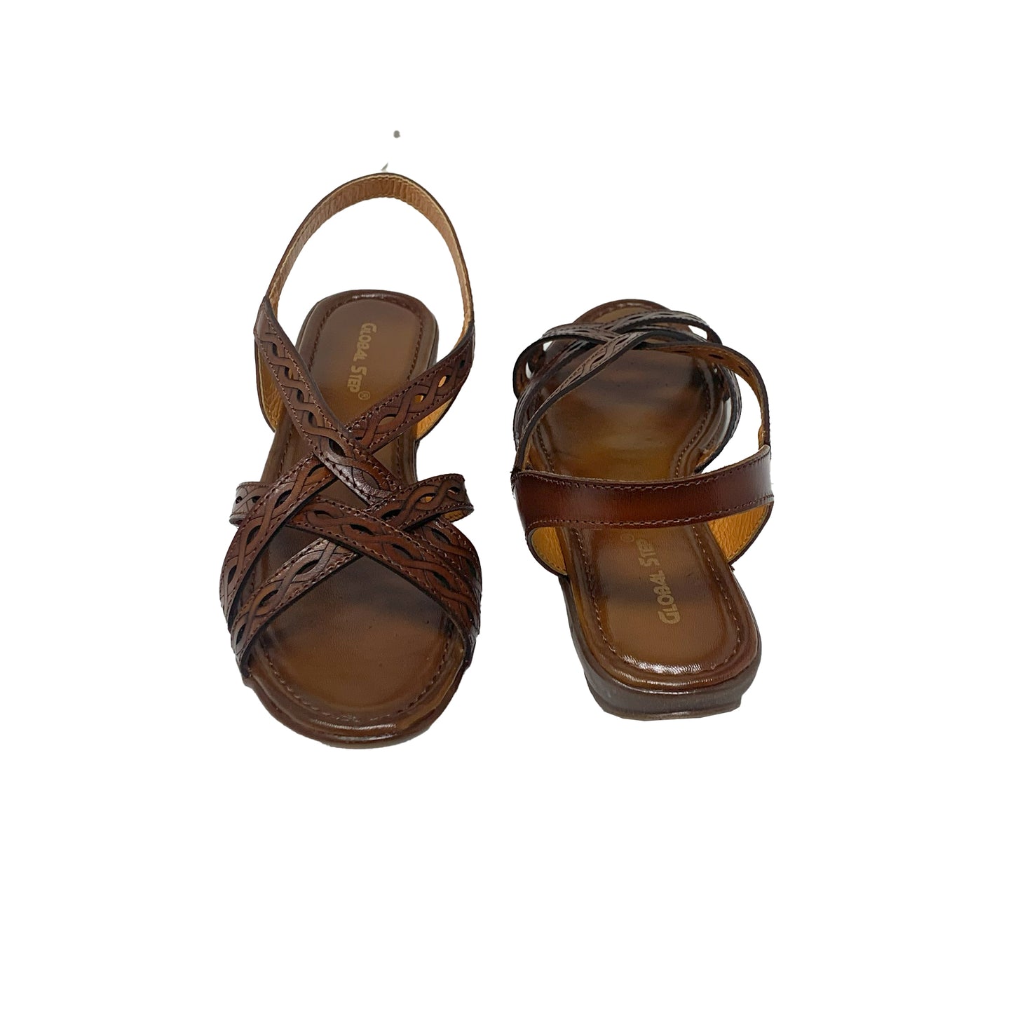 Rust Slingback Sandals