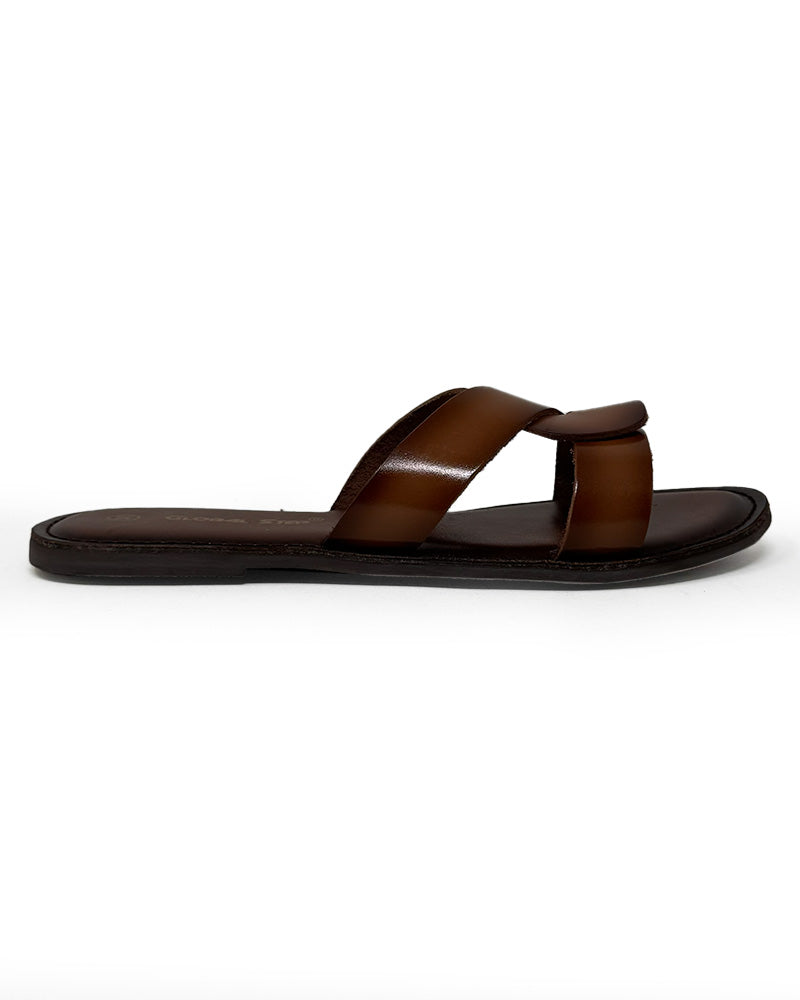 Posh Cross Strap Flats