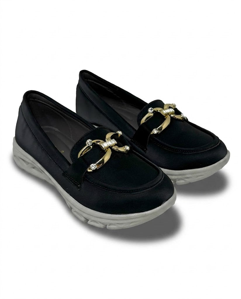 Buckled Glam Loafers