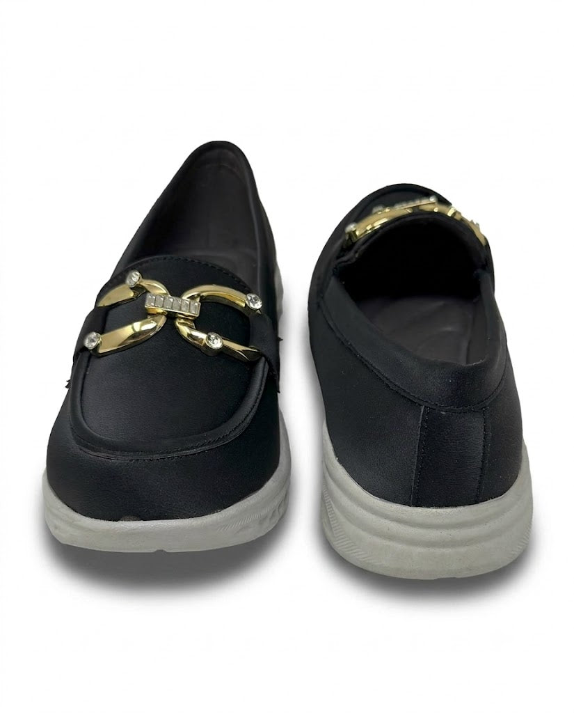 Buckled Glam Loafers