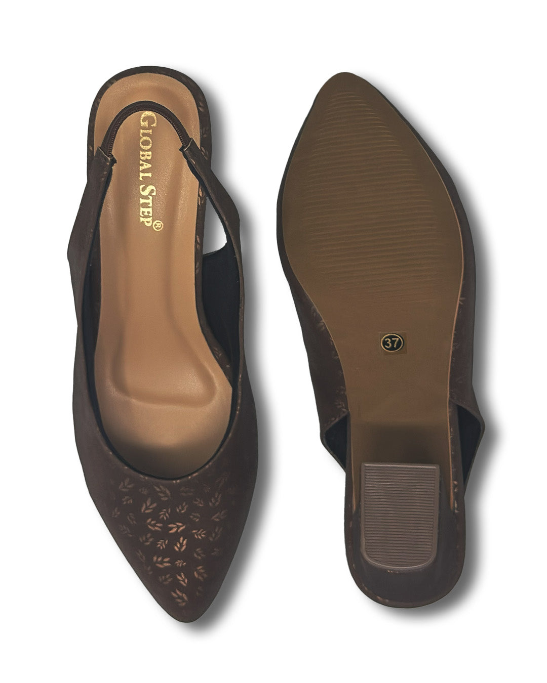 Leaf Accent Heels
