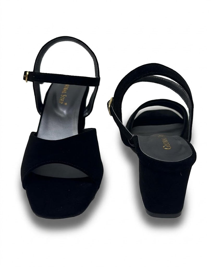Faux Leather Heels