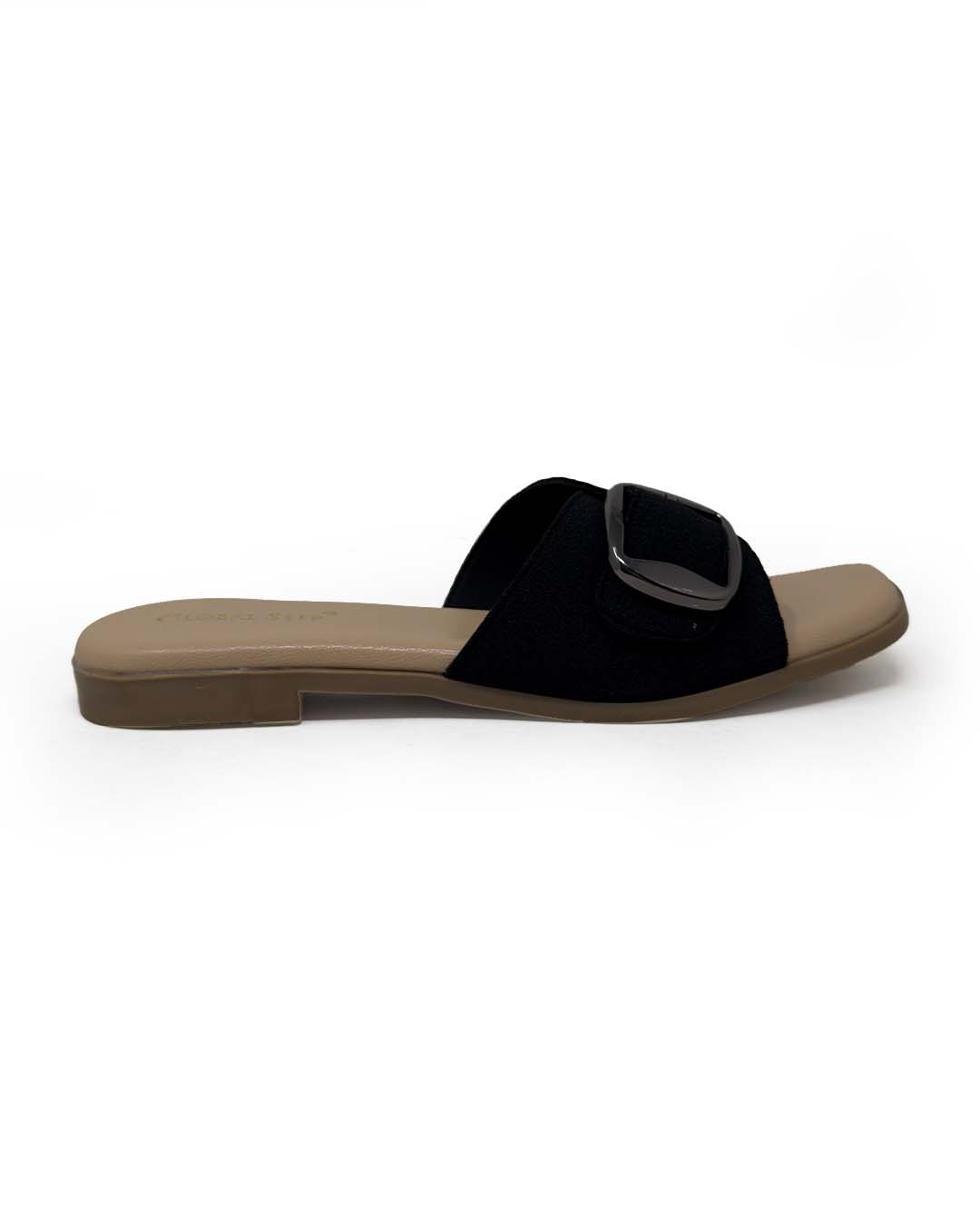 Classic Buckle Slide Sandals