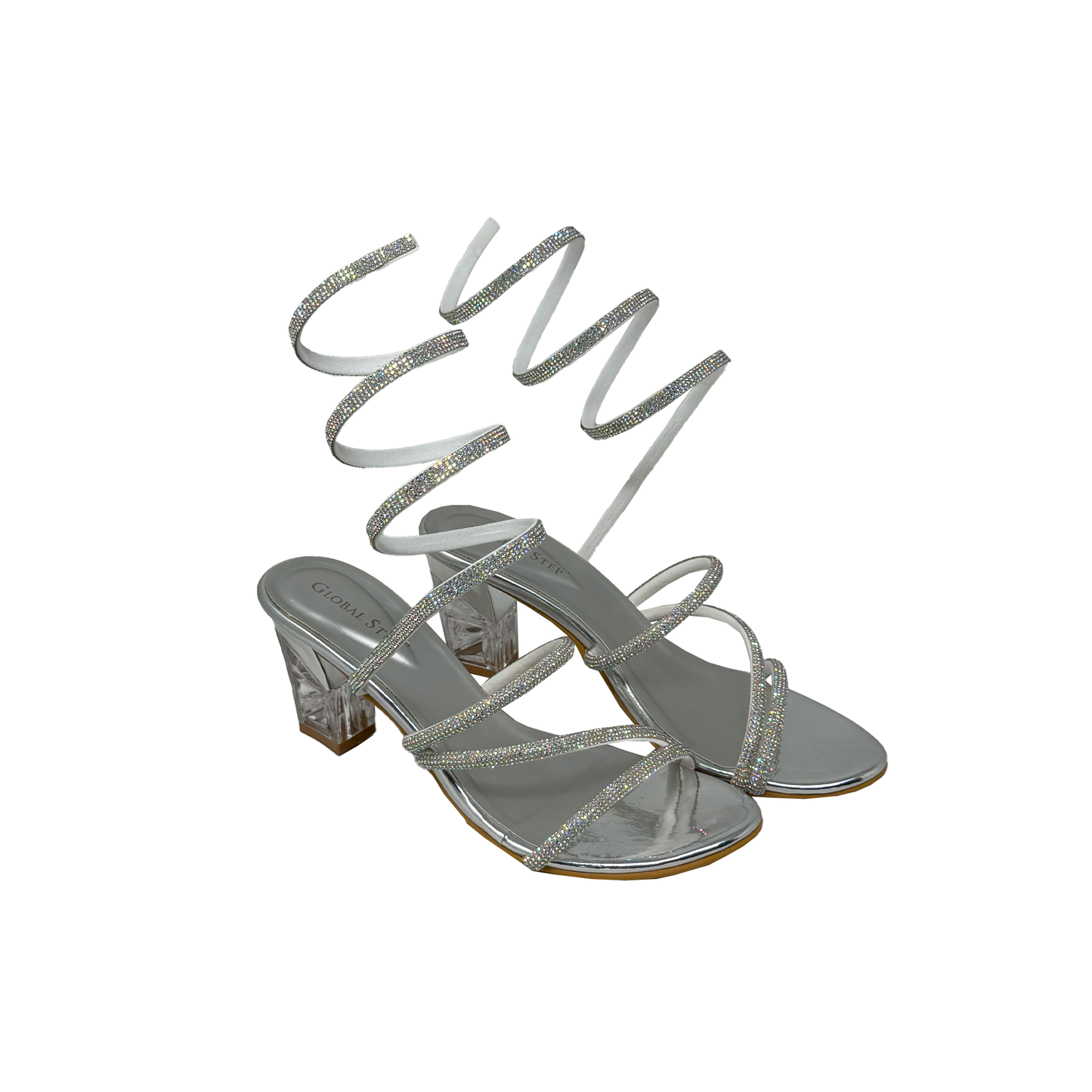 Crystal Wrap Heels