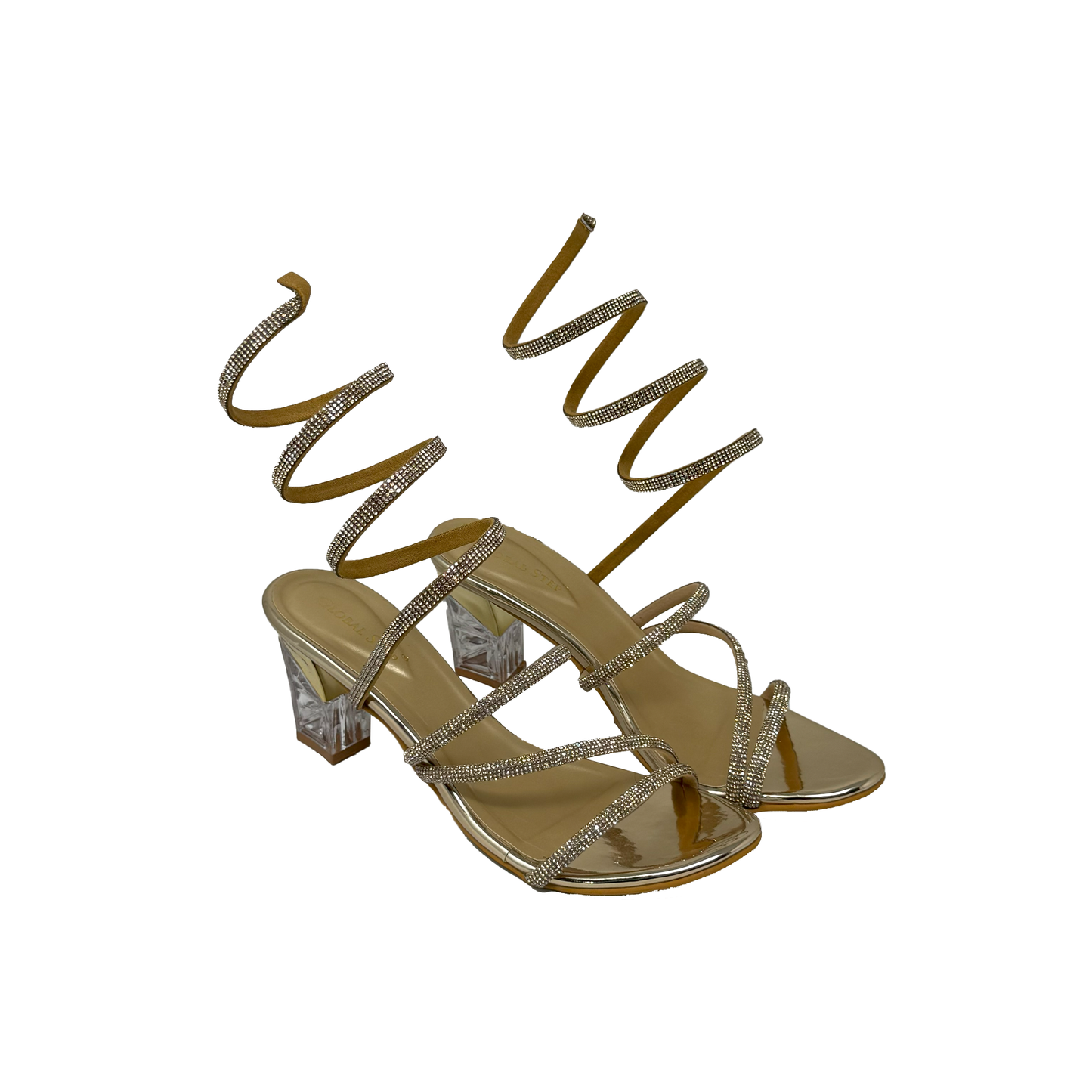 Crystal Wrap Heels