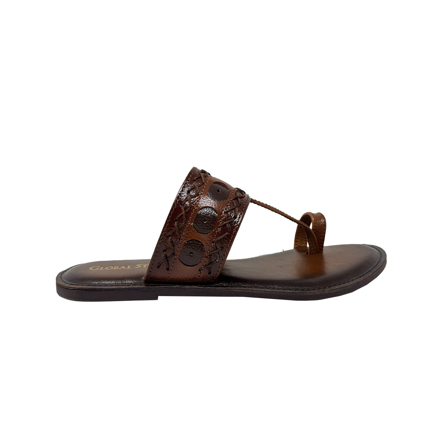 Posh Heritage Toe-Ring Flats