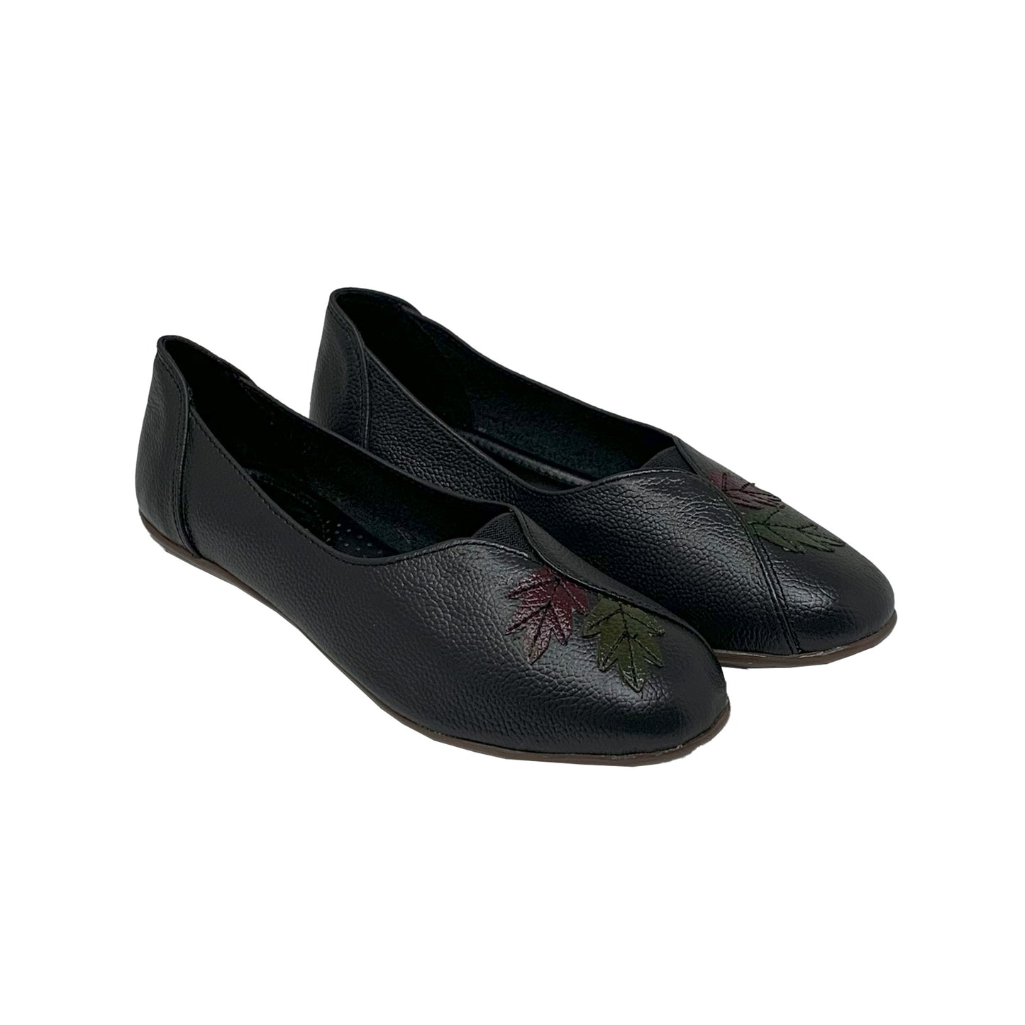 Autumn Leaf Comfort Ballerinas