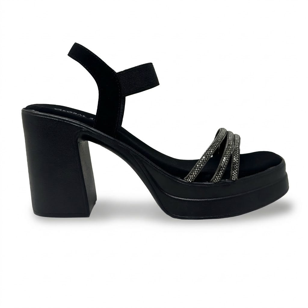 Elara Rhinestone Heels