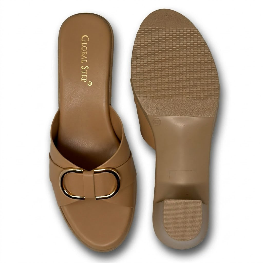 BuckleEase Block Heels