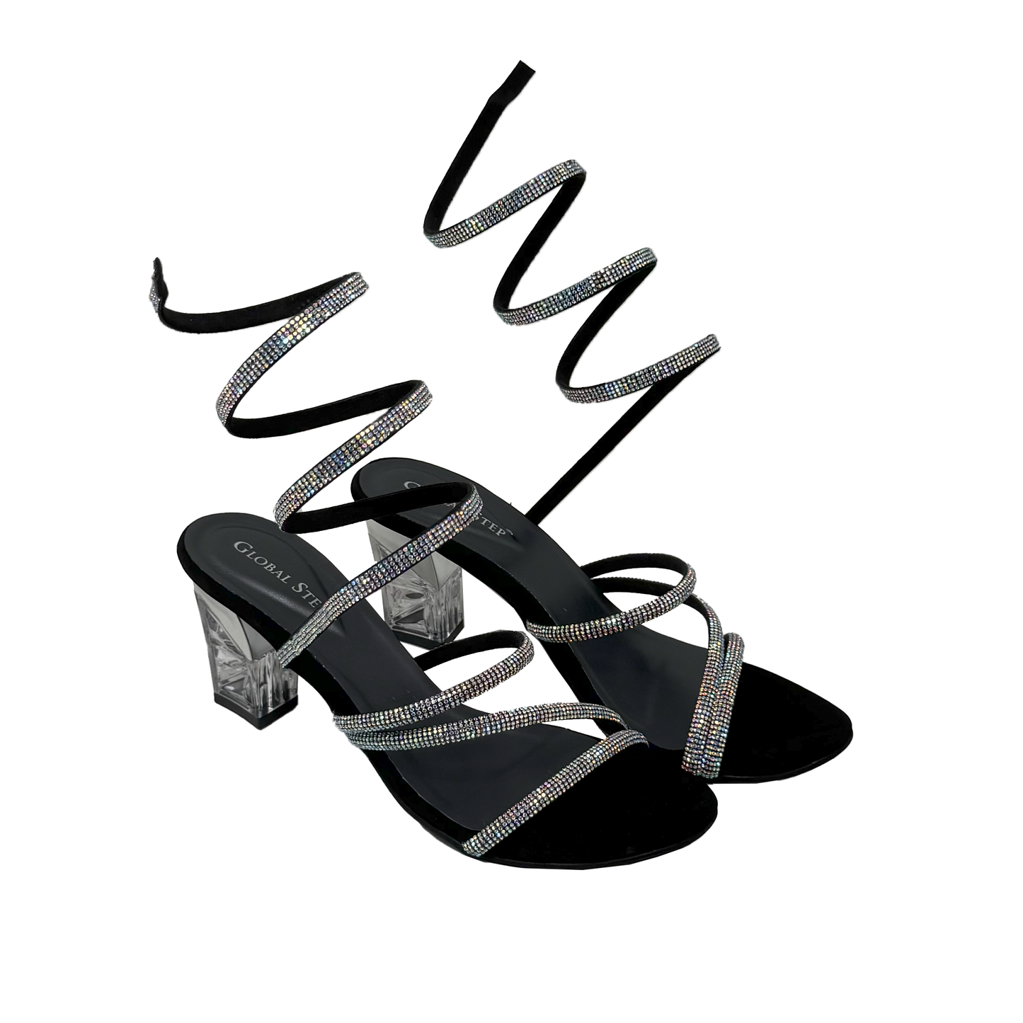 Crystal Wrap Heels