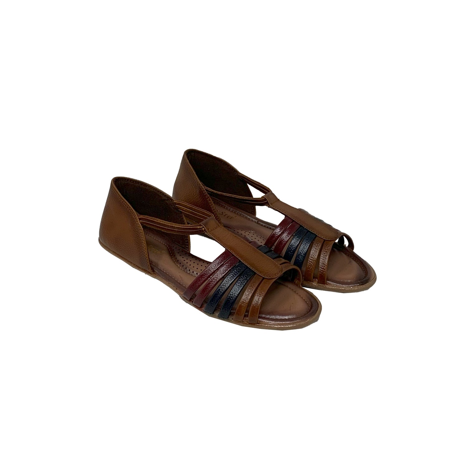 Reva Leather Flat Sandals