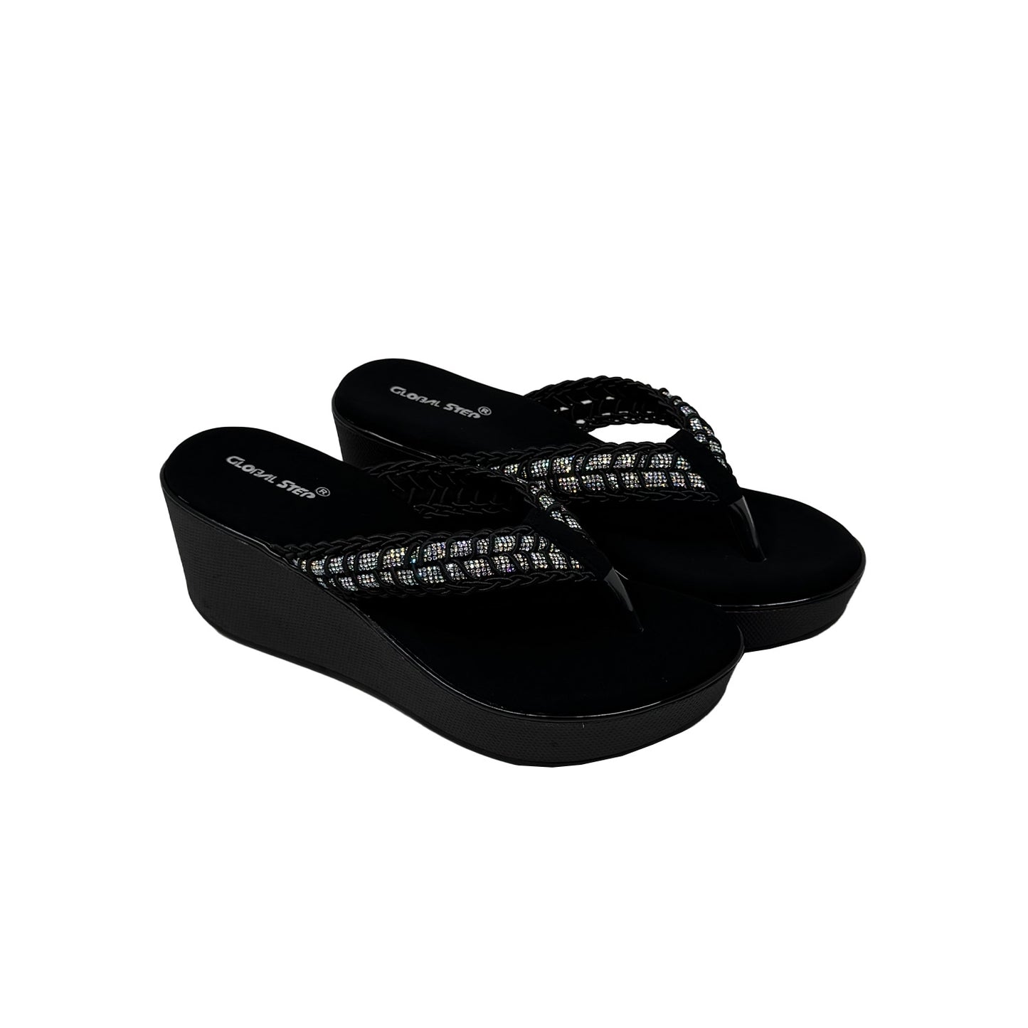 Braided Luxe Wedge Heels