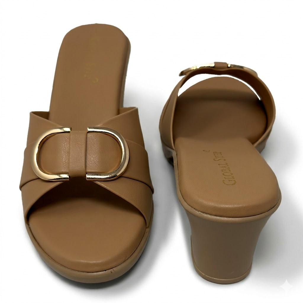 BuckleEase Block Heels