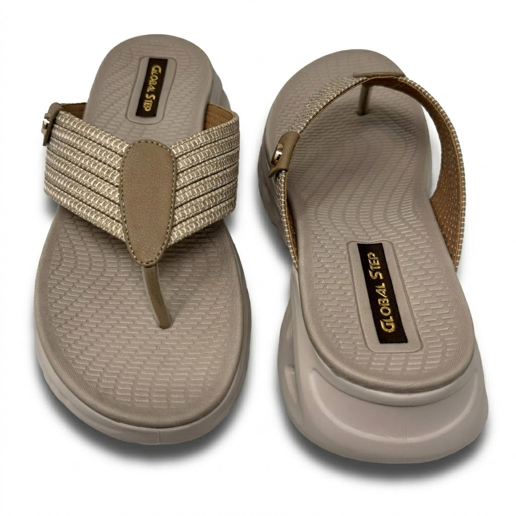 Elara Fabric Knit Slides