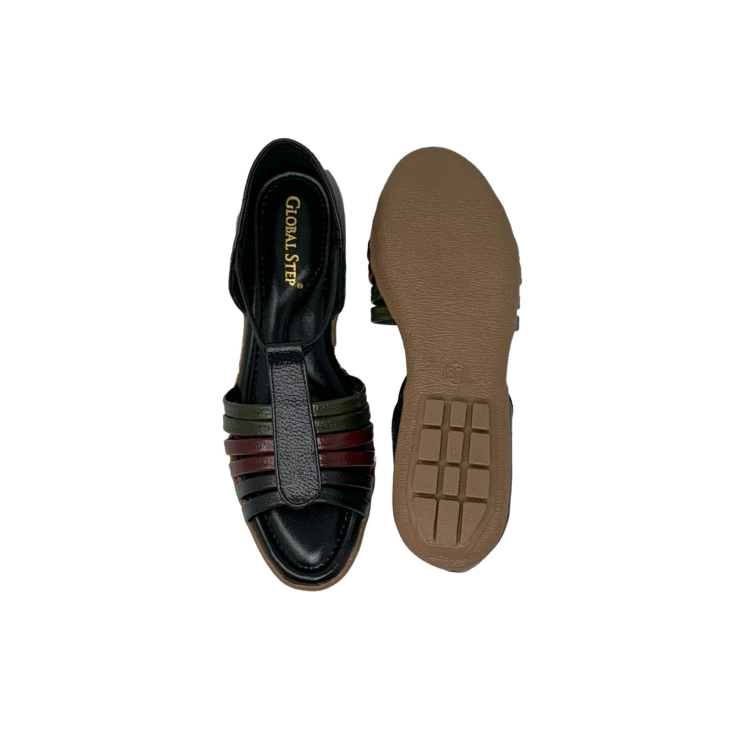 Reva Leather Flat Sandals
