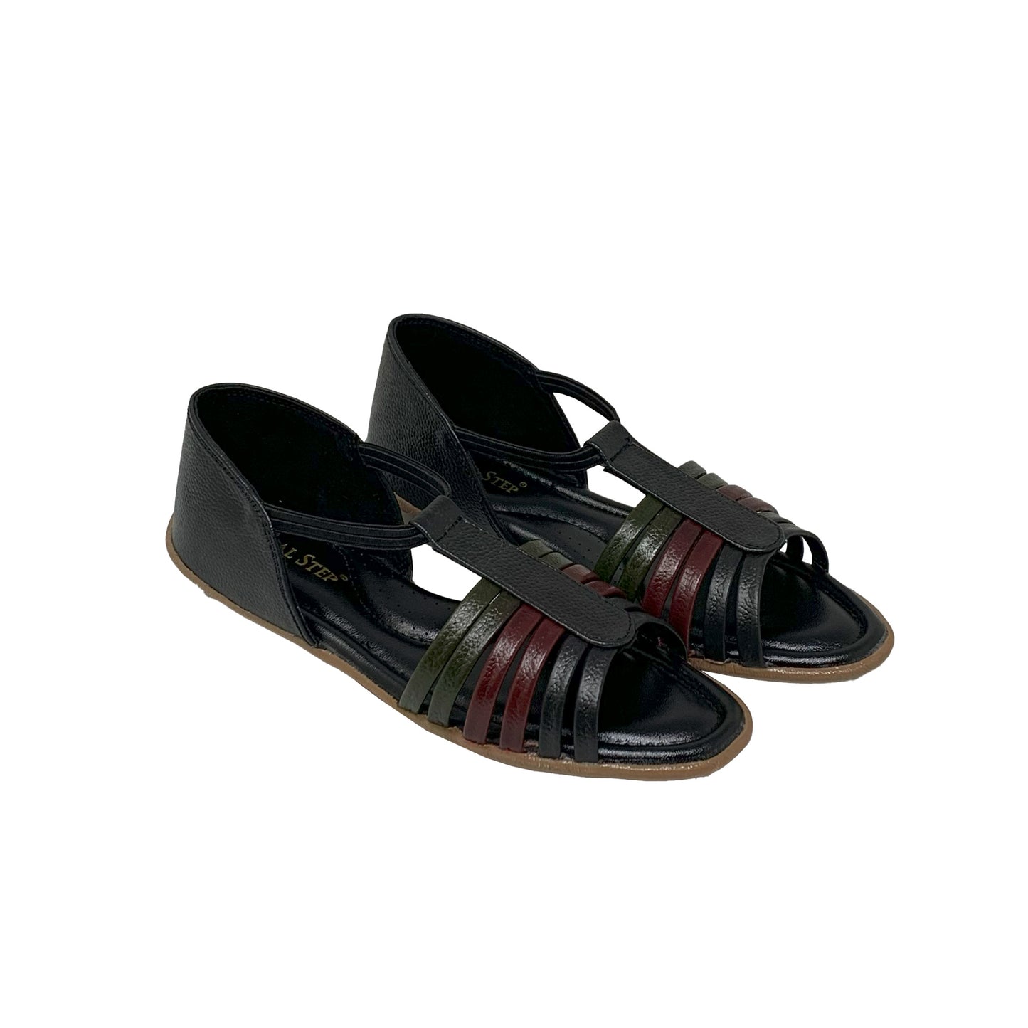 Reva Leather Flat Sandals