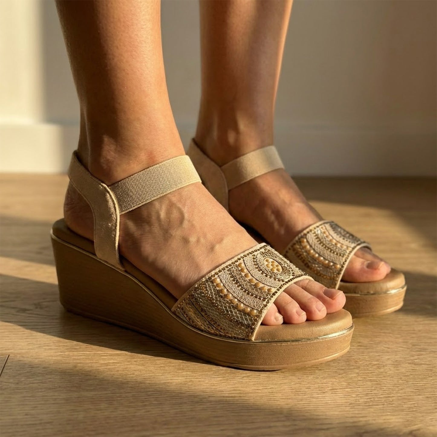 AuraWeave Comfort Wedges