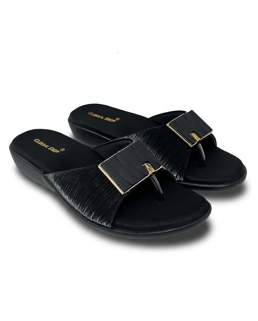Urban Buckle Comfort Slides