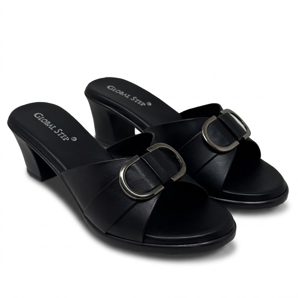 BuckleEase Block Heels
