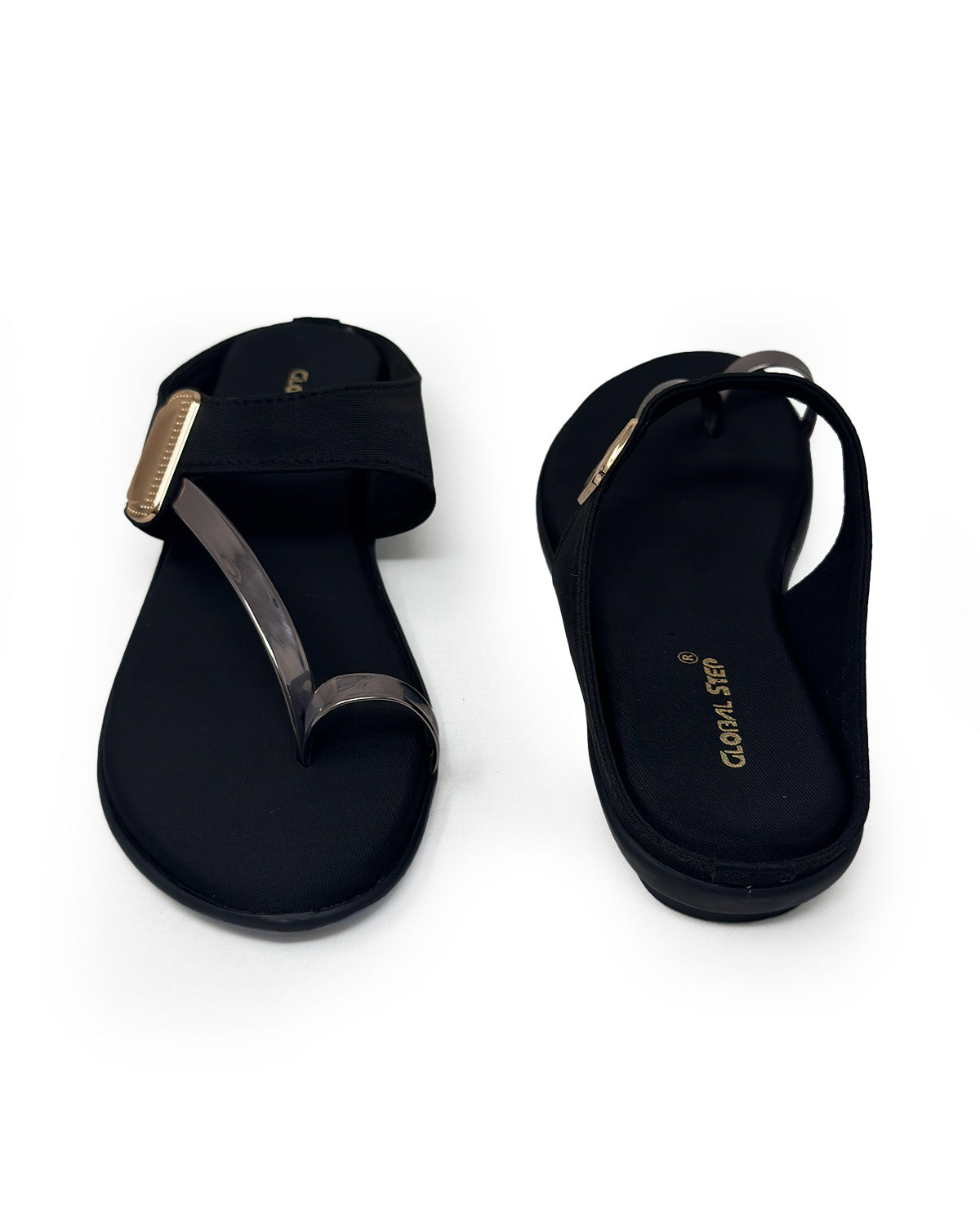 Strappy Toe-Ring Flats