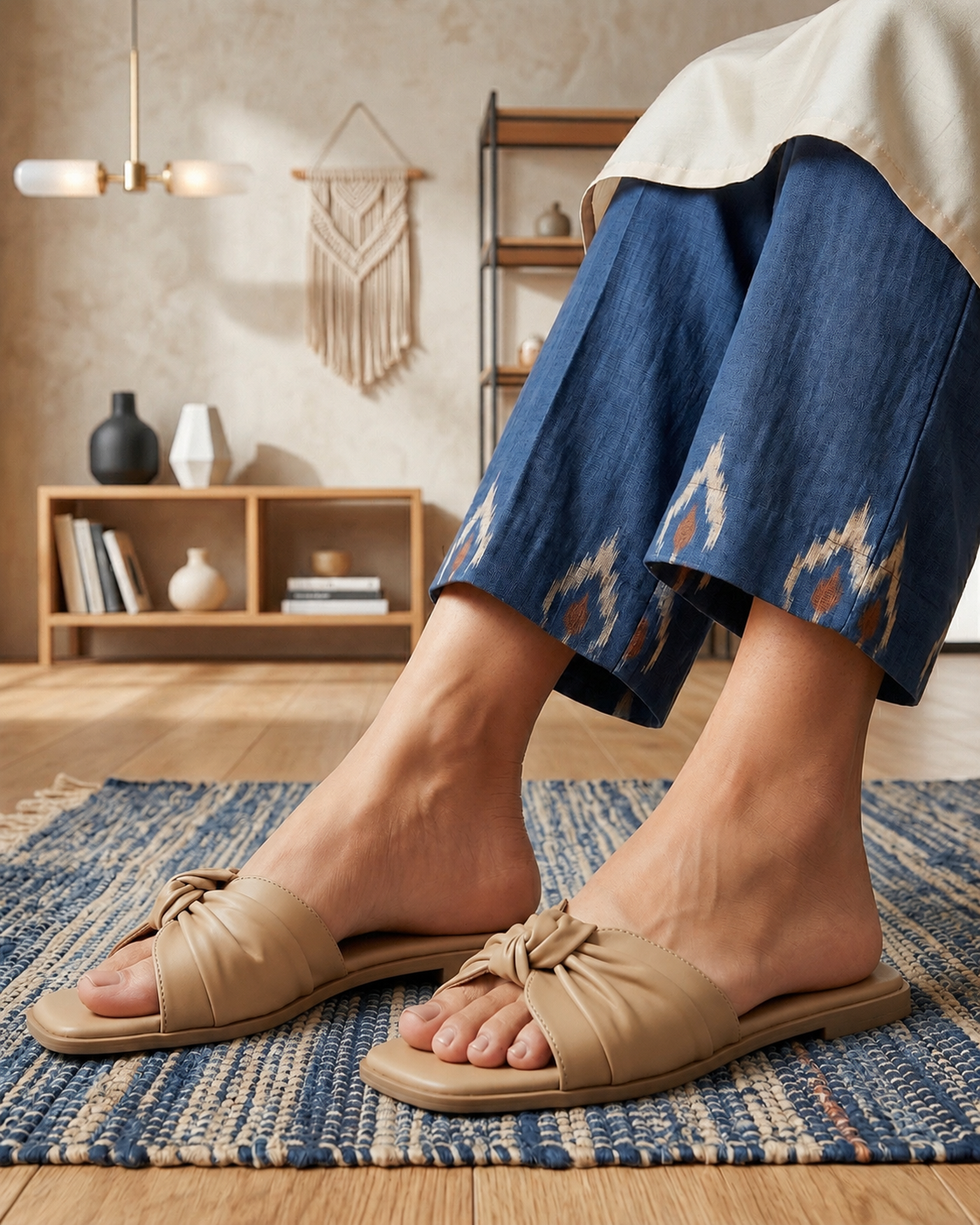 Soft Knot Comfort Flats