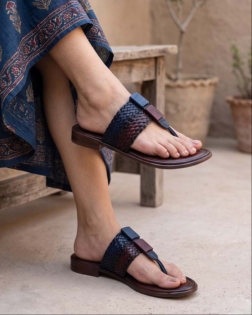 Posh Leather Flats