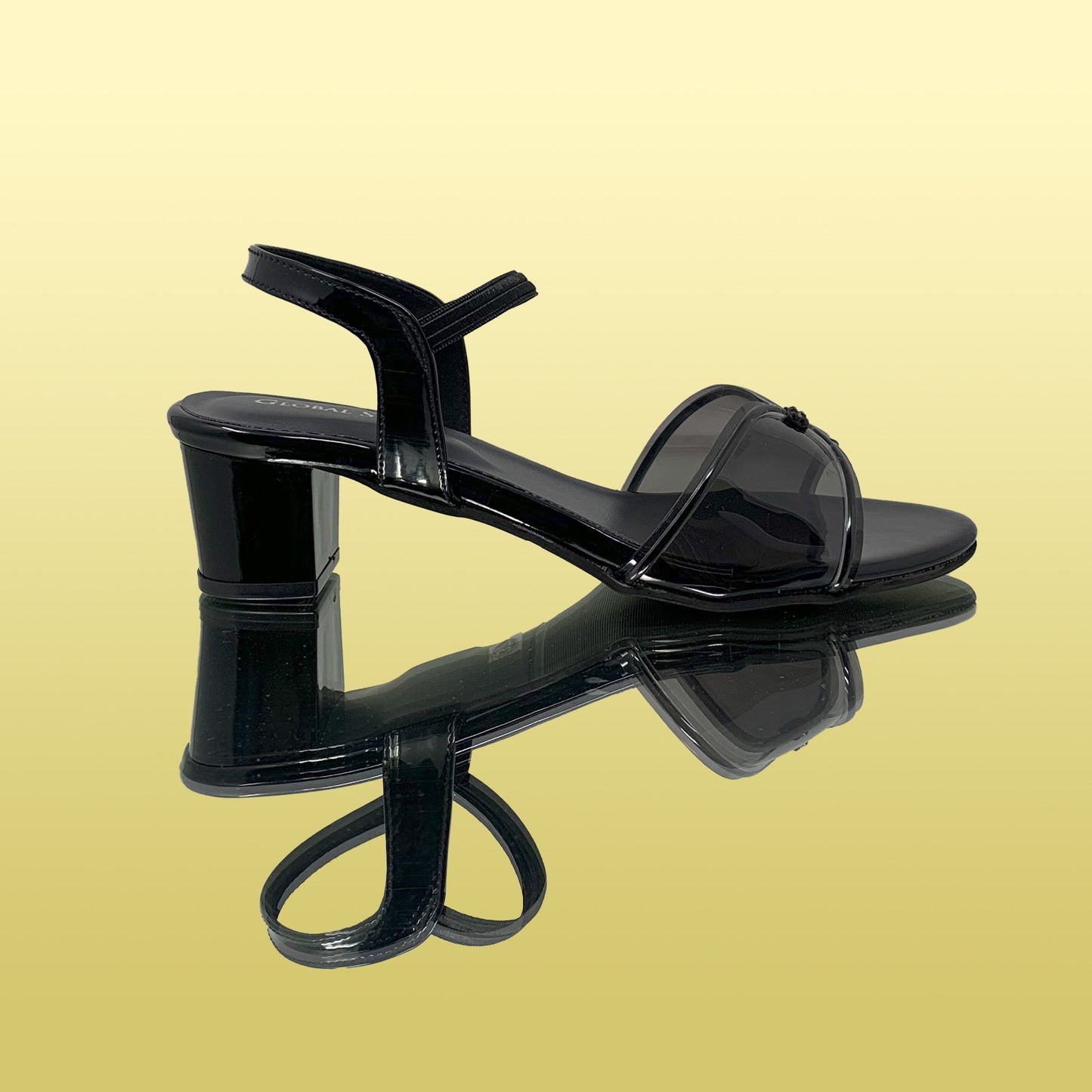 Black Block Heel Sandals - GlobalStep - shoes - 36