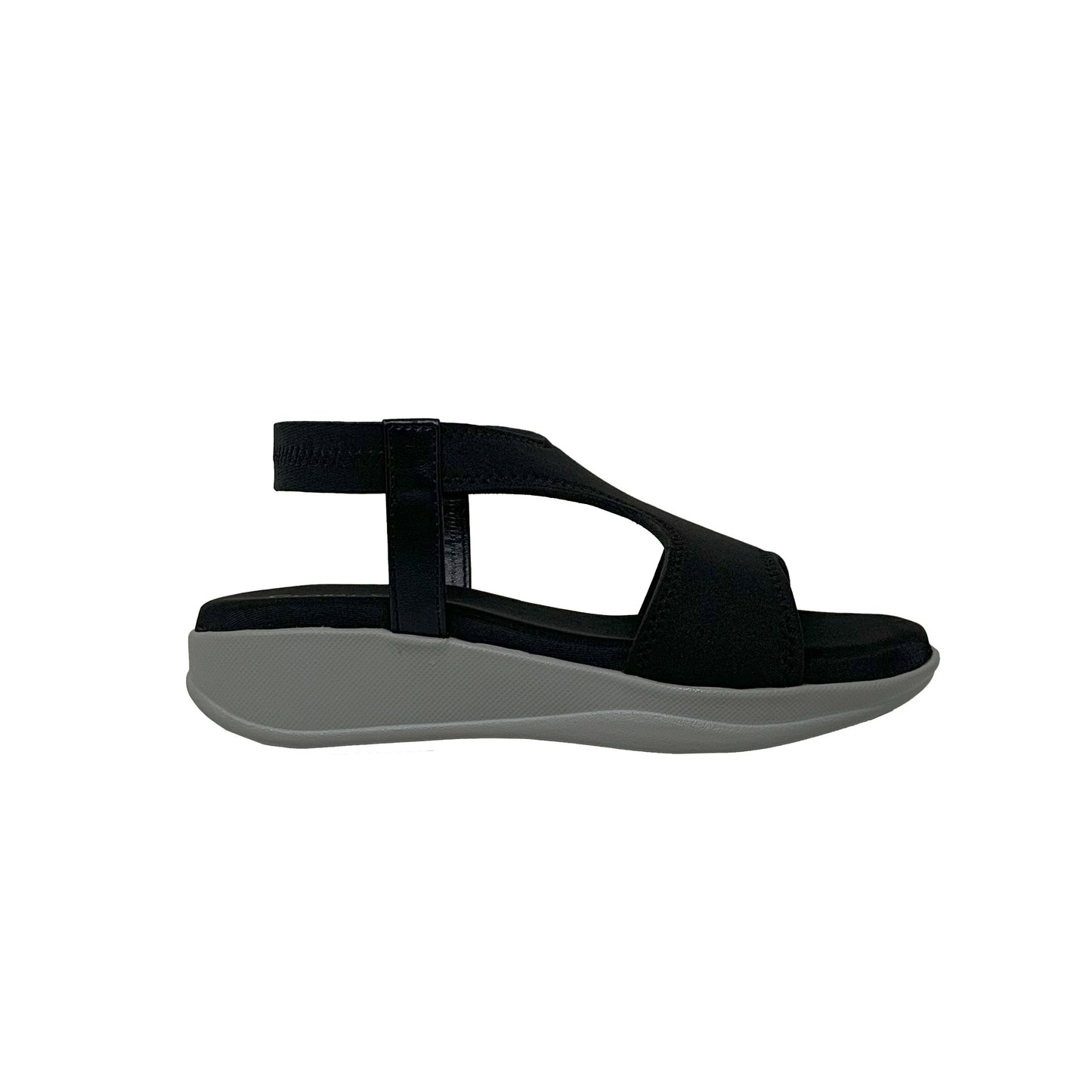 Black Comfy Sandals - GlobalStep - shoes - 36