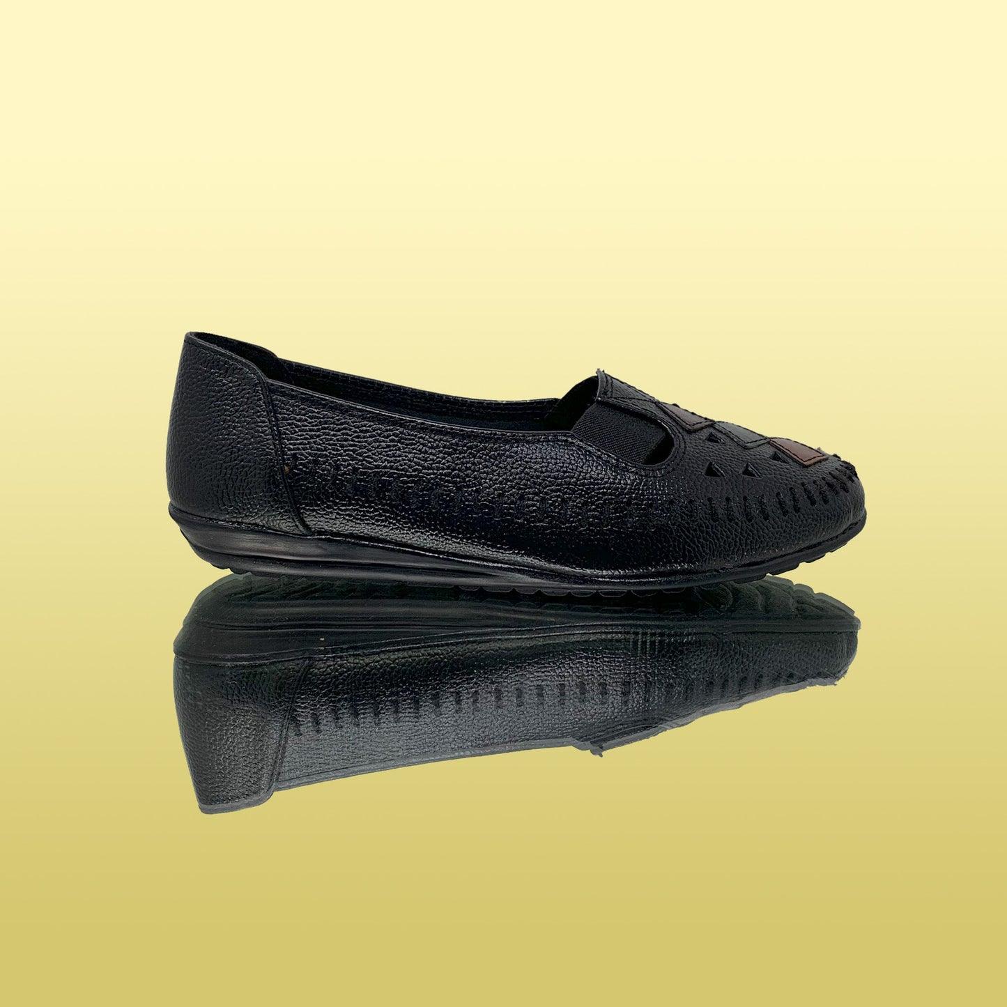 Black Dry Milled Loafers - GlobalStep - shoes - 36