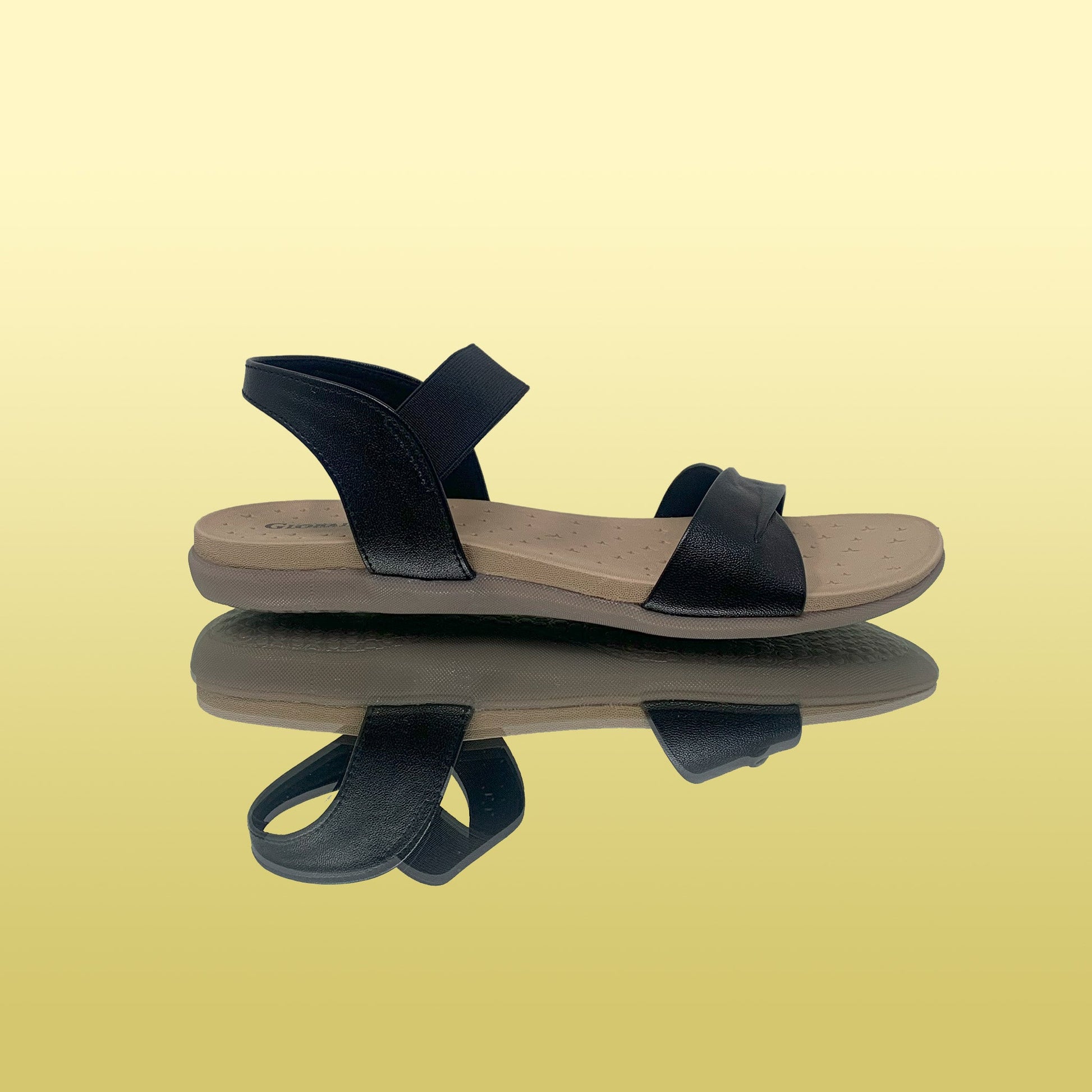 Black Strap Sandals - GlobalStep - shoes - 36