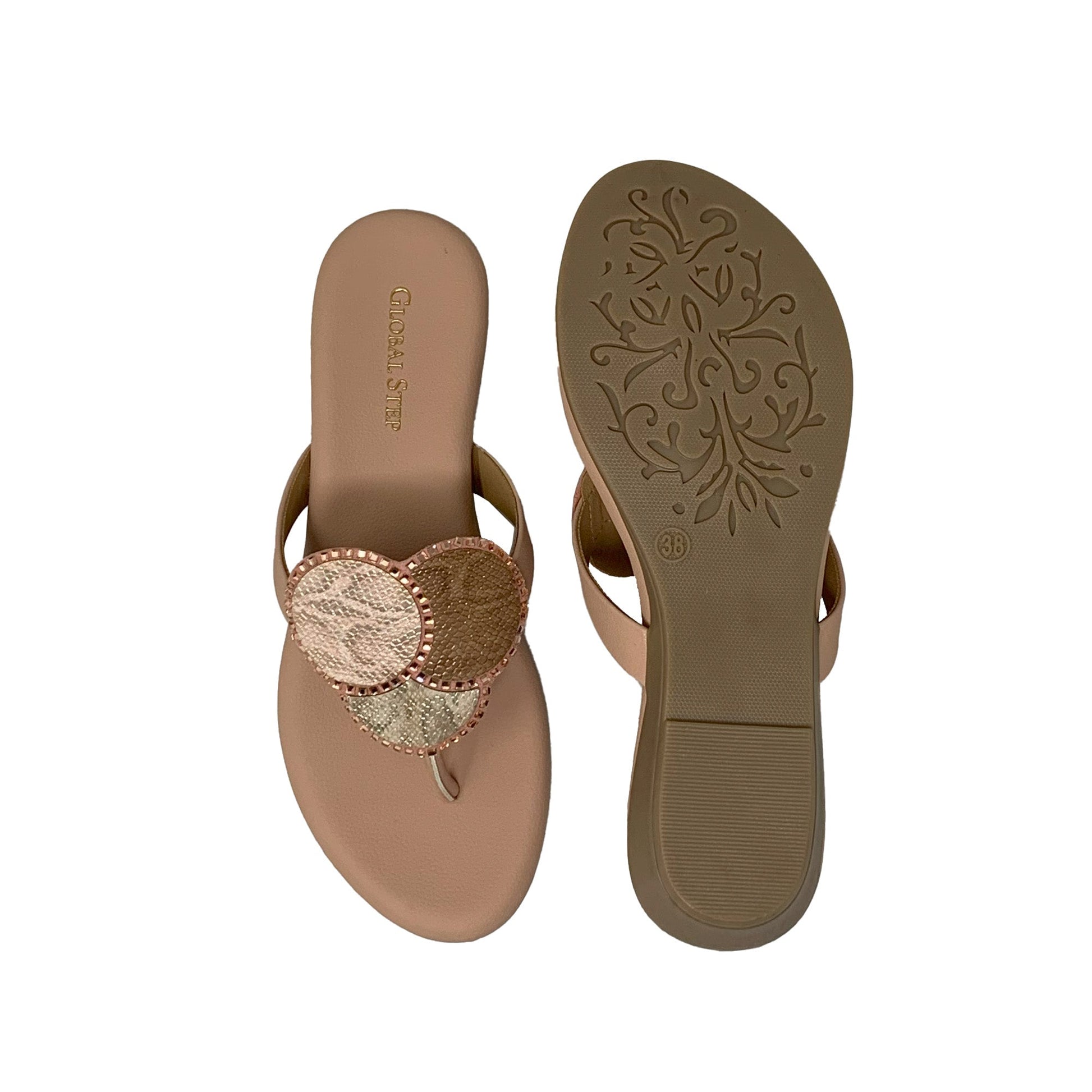 Blush Bloom Flats - GlobalStep - shoes - 36