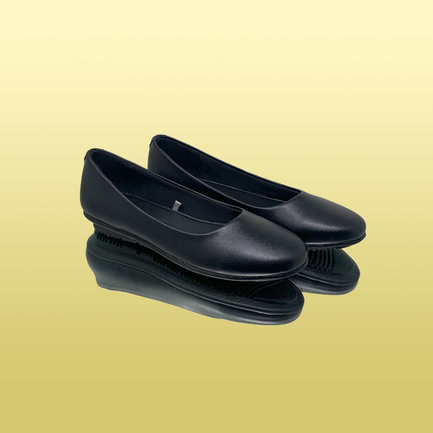 Classic Black Ballet Flats - GlobalStep - shoes - 36