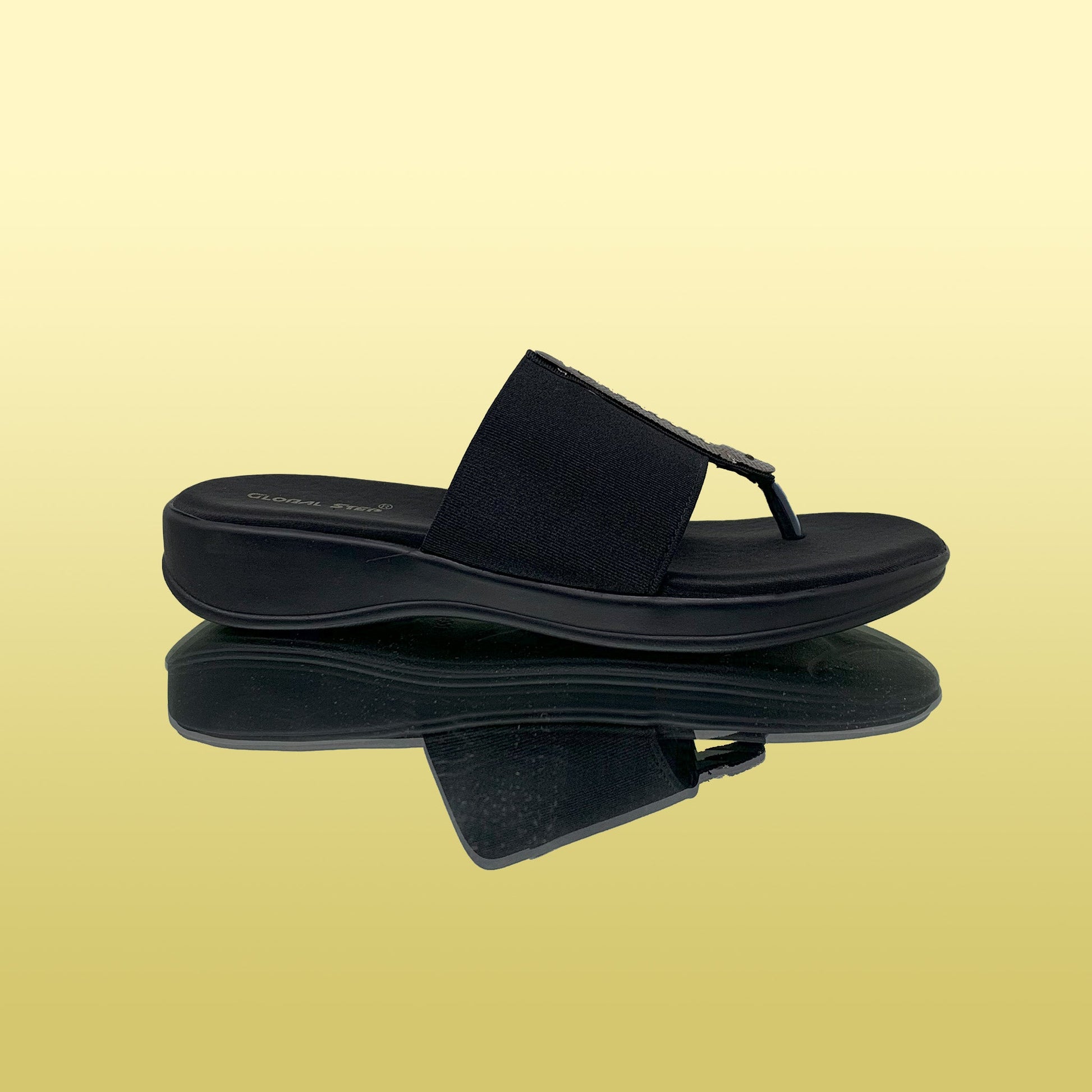 Classic Black Slides - GlobalStep - shoes - 36