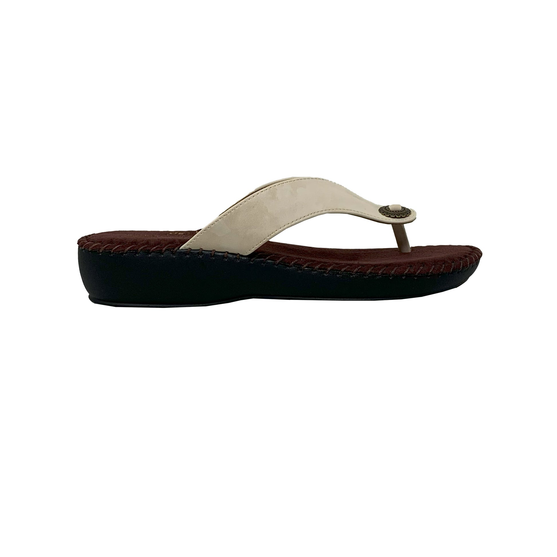 Classic Comfort Beige Flats - GlobalStep - shoes - 36