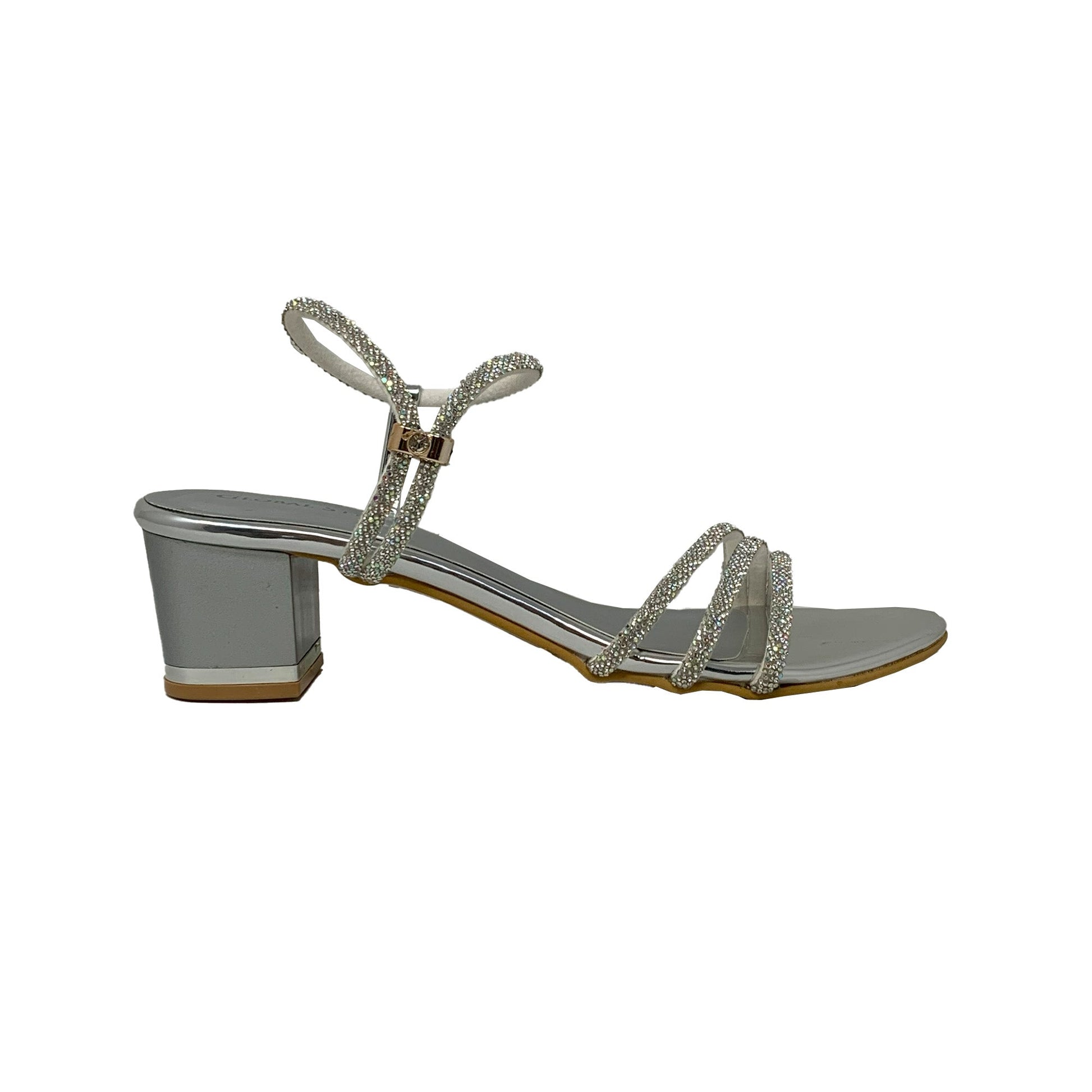 DazzleTwist Strap Heels - GlobalStep - shoes - 36