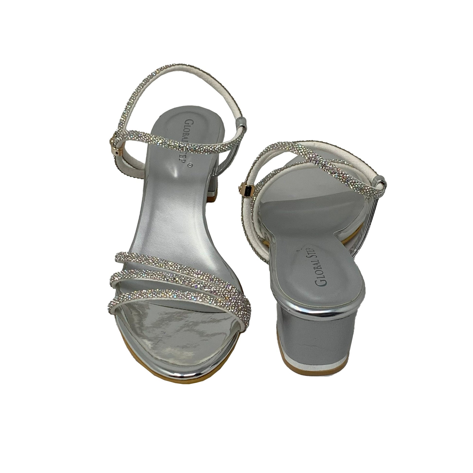 DazzleTwist Strap Heels - GlobalStep - shoes - 36