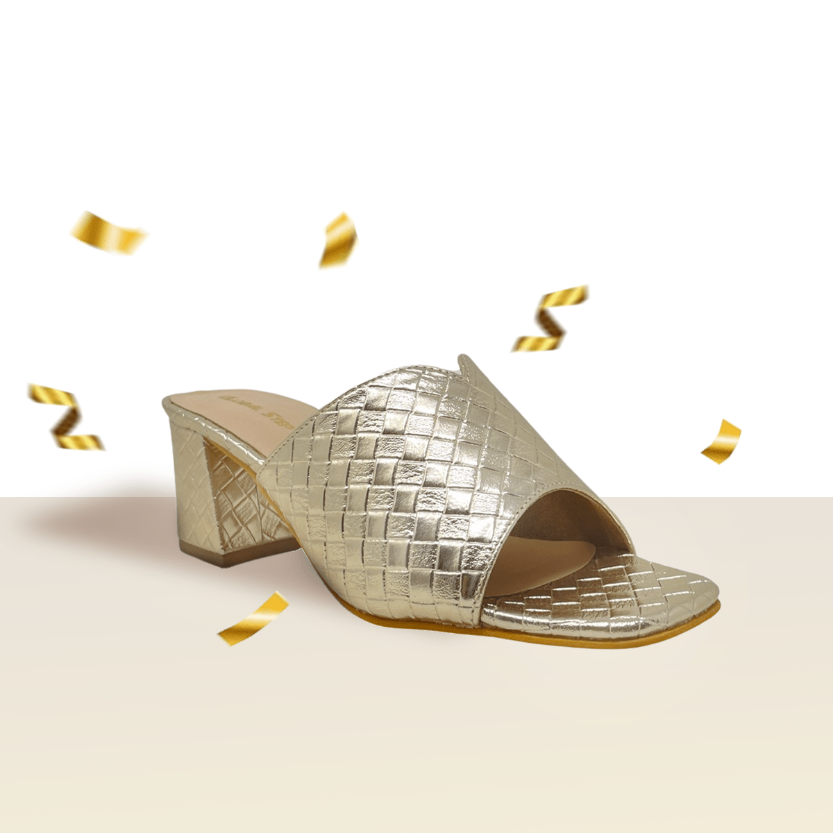 Desert Gold Heels - Global Step - Heels