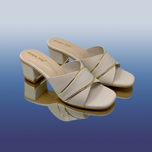 Elegant Block Heel Sandals - GlobalStep - shoes - 36