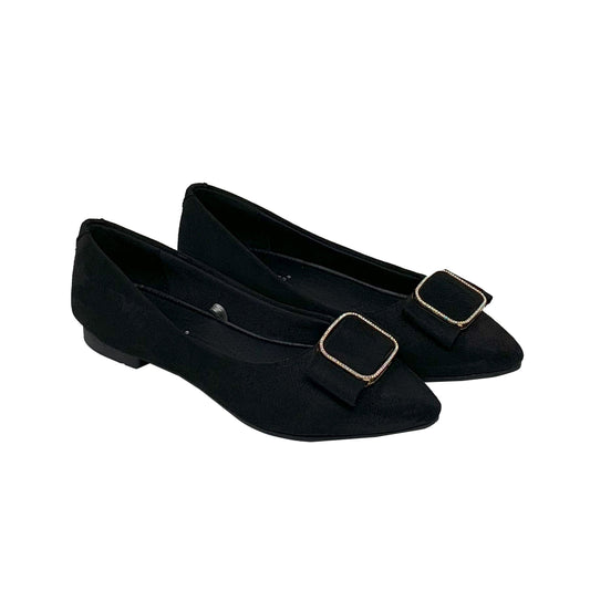 Elegant Buckle Ballerinas - GlobalStep - shoes - 36