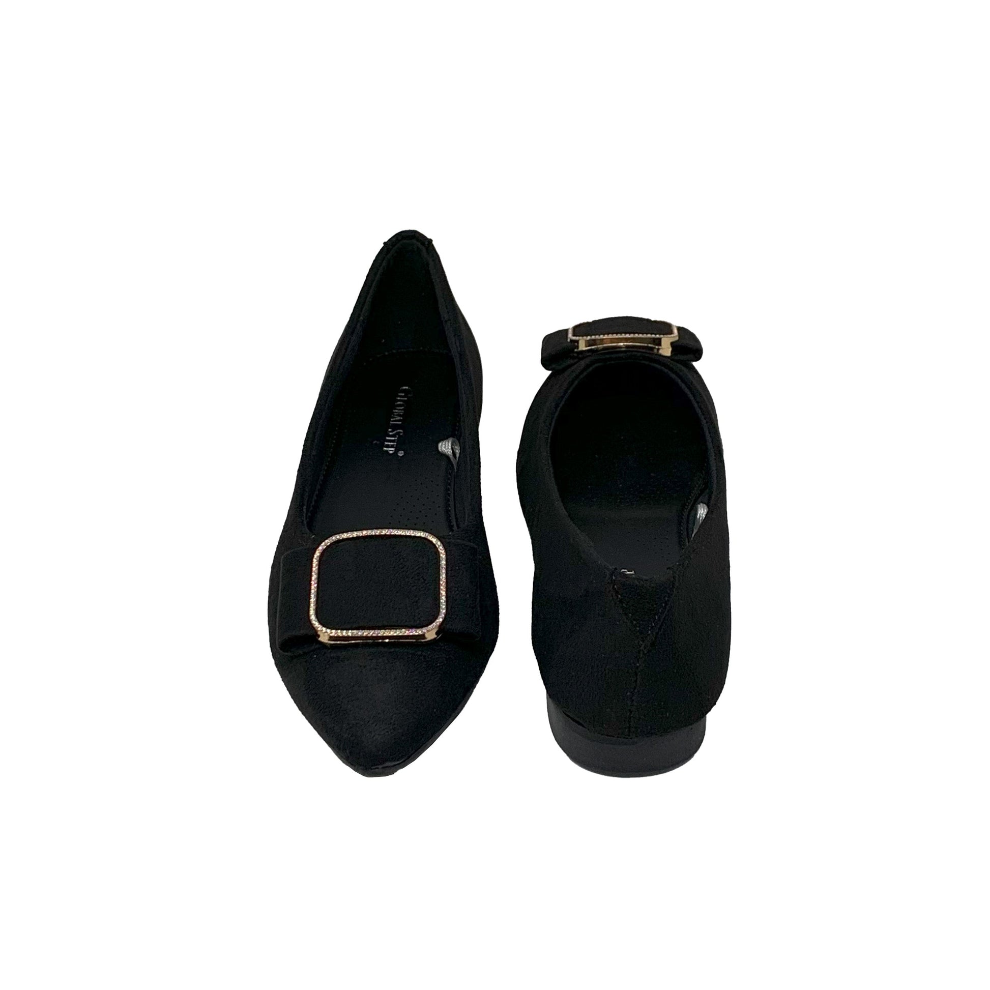 Elegant Buckle Ballerinas - GlobalStep - shoes - 36