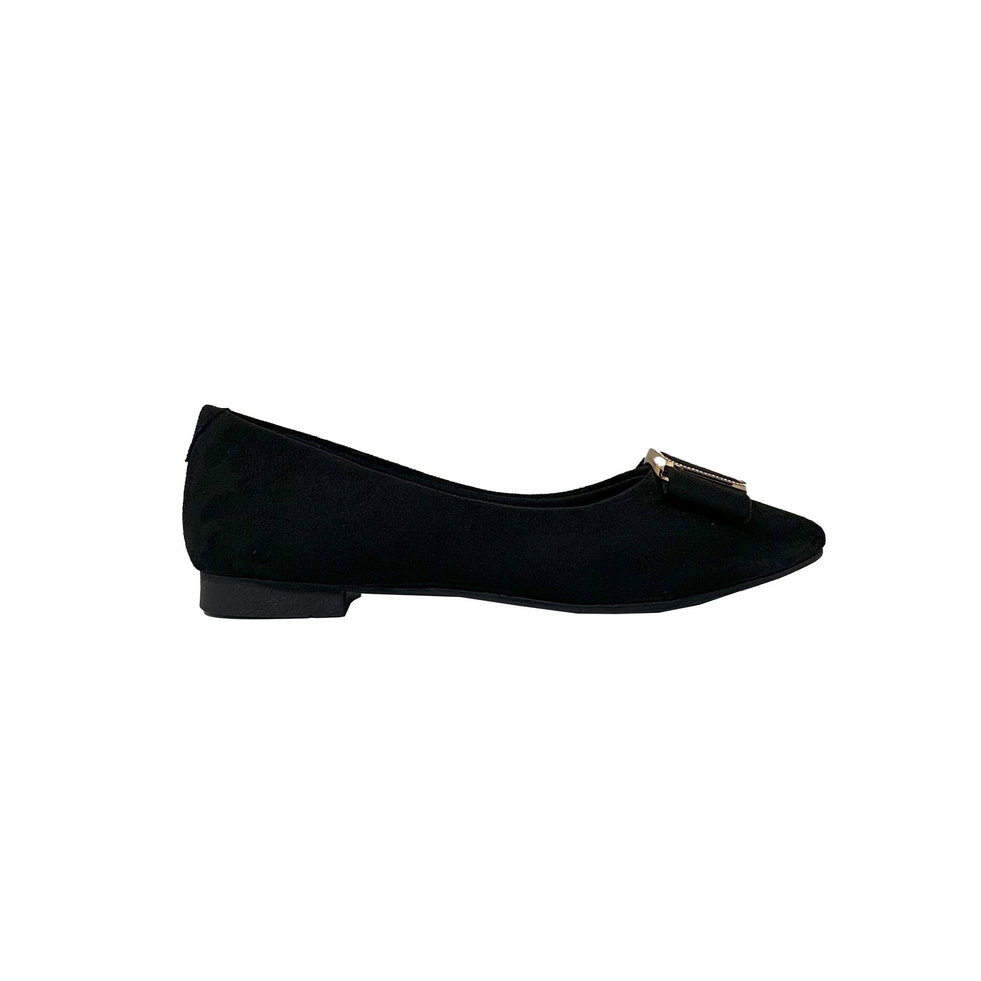Elegant Buckle Ballerinas - GlobalStep - shoes - 36