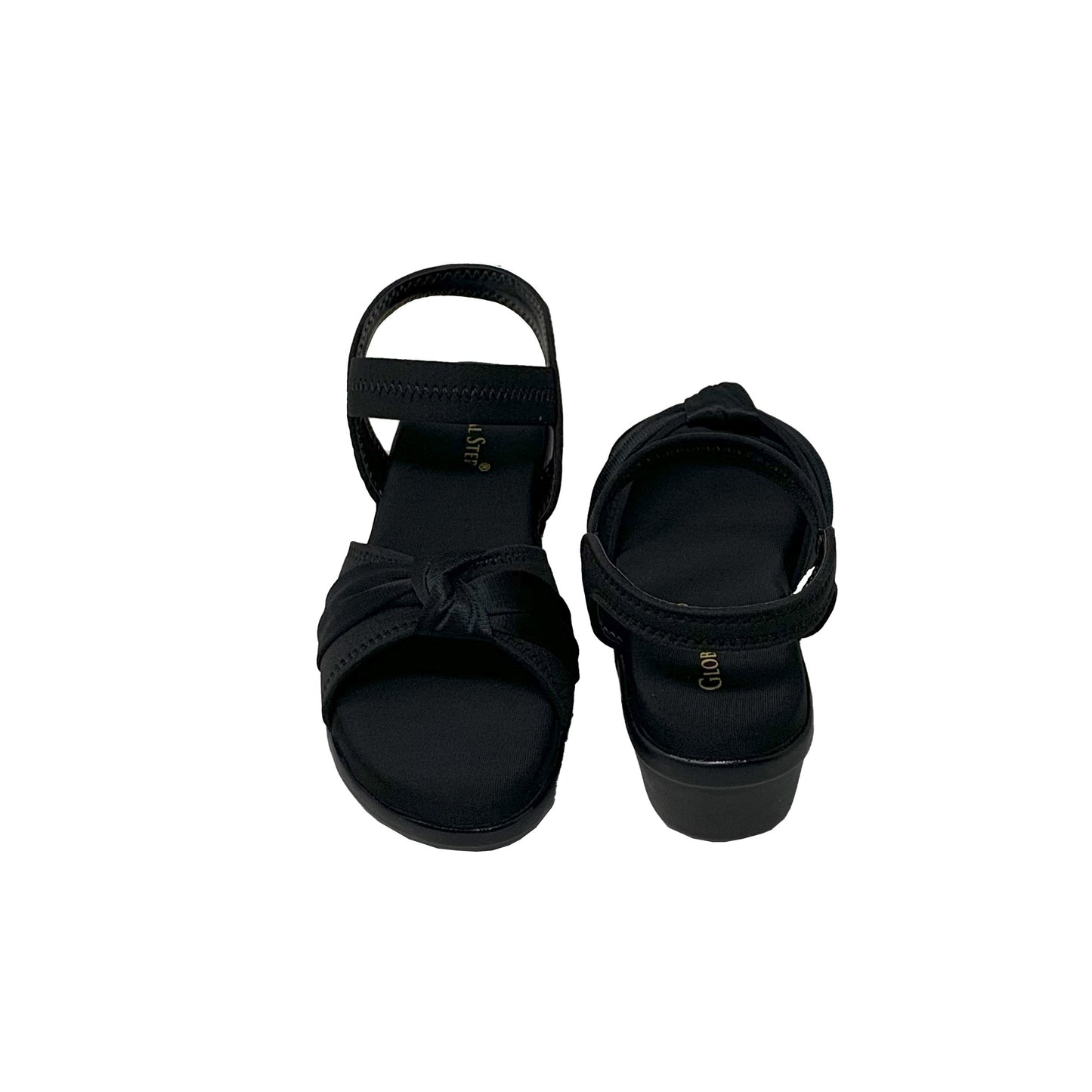Essential Black Comfort Sandals - GlobalStep - shoes - 36
