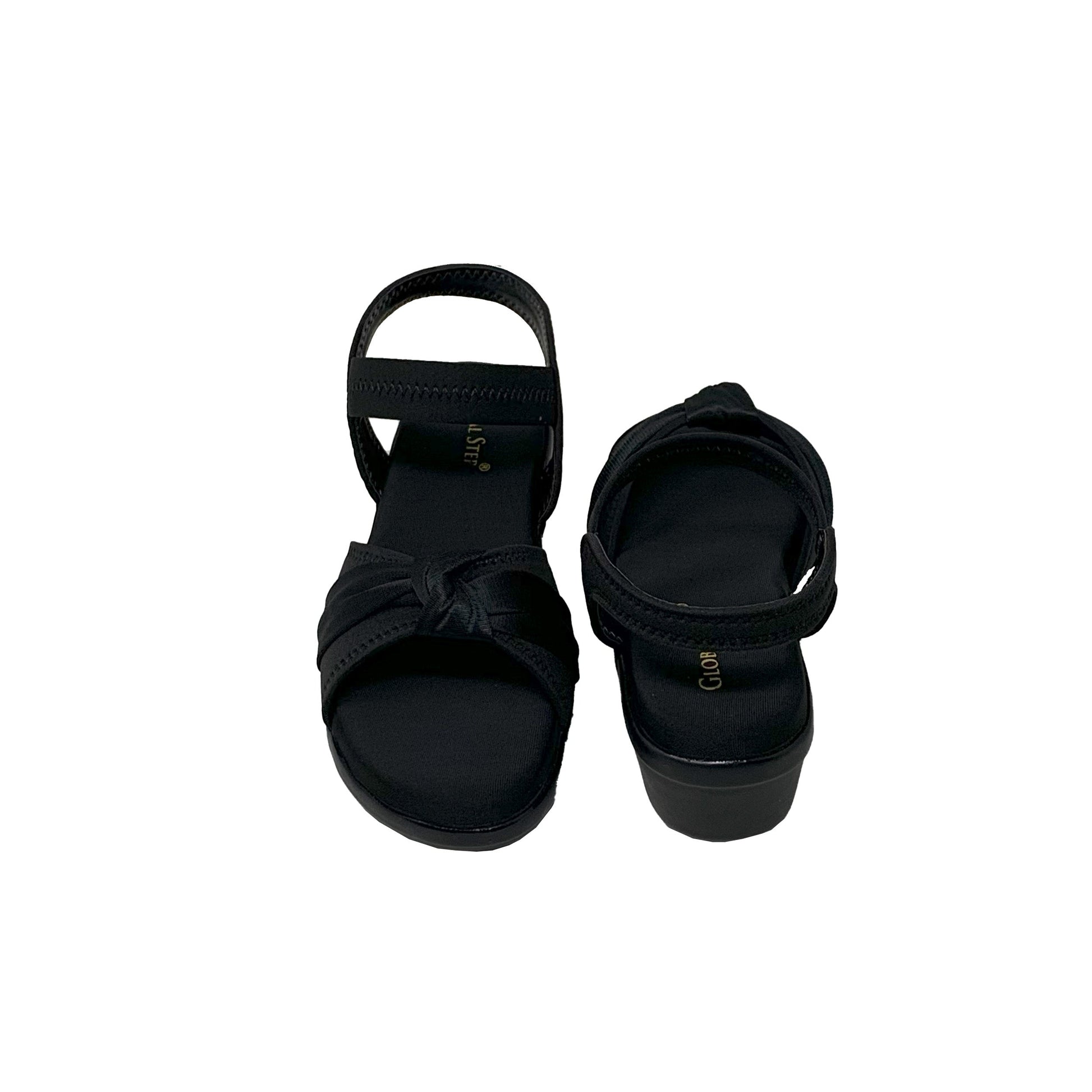 Essential Black Comfort Sandals - GlobalStep - shoes - 36