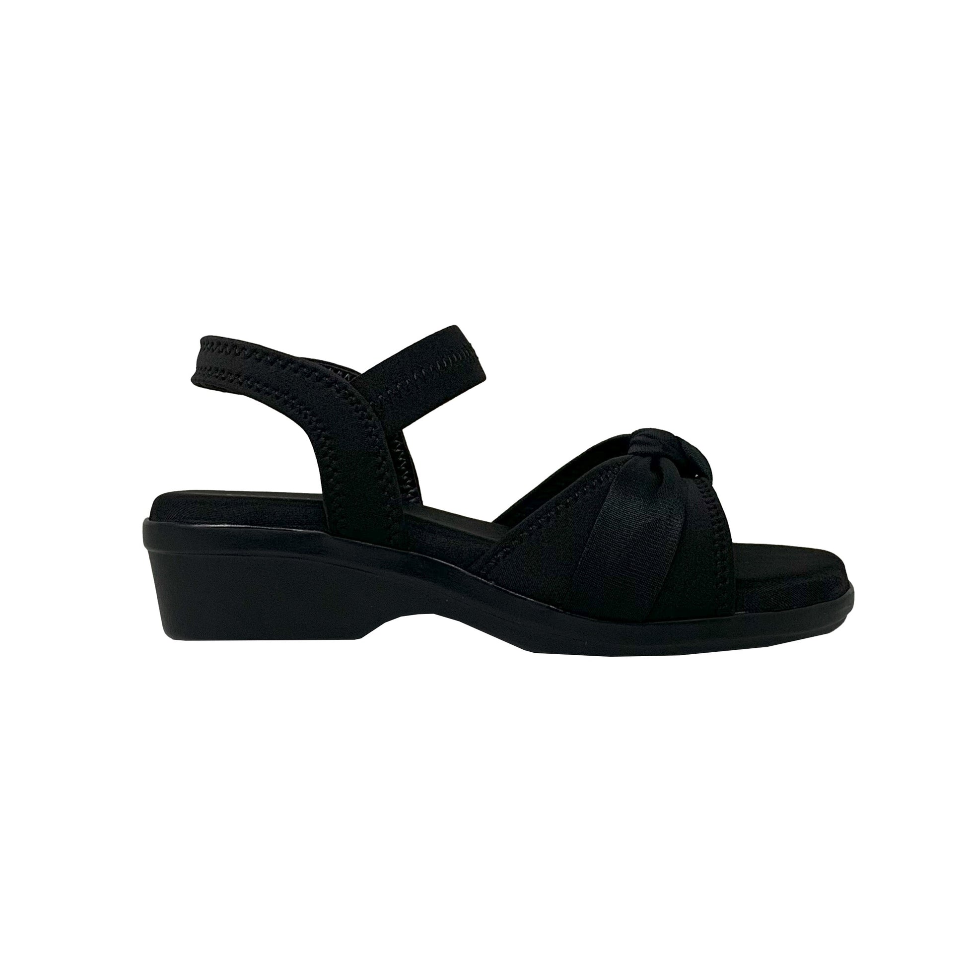 Essential Black Comfort Sandals - GlobalStep - shoes - 36