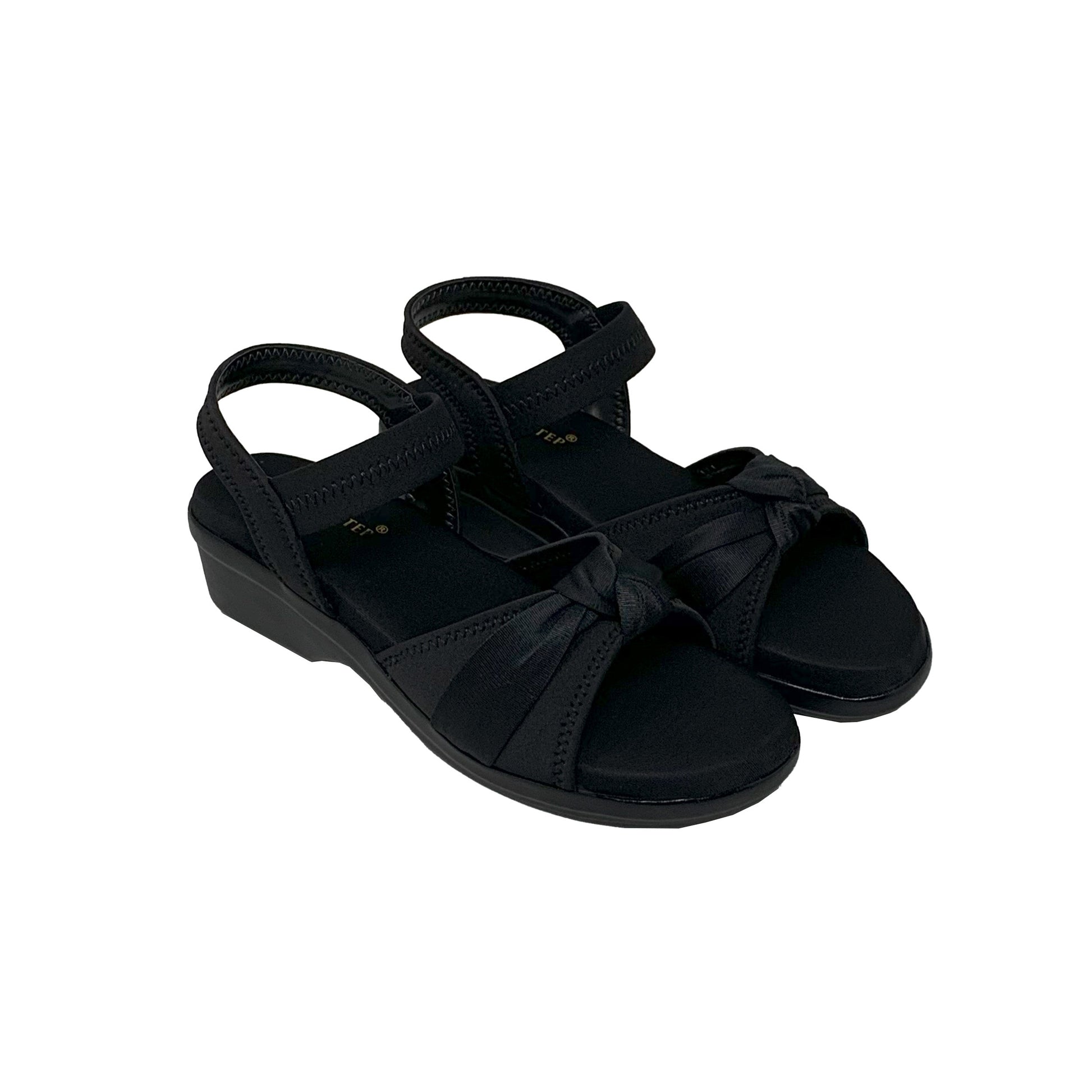 Essential Black Comfort Sandals - GlobalStep - shoes - 36