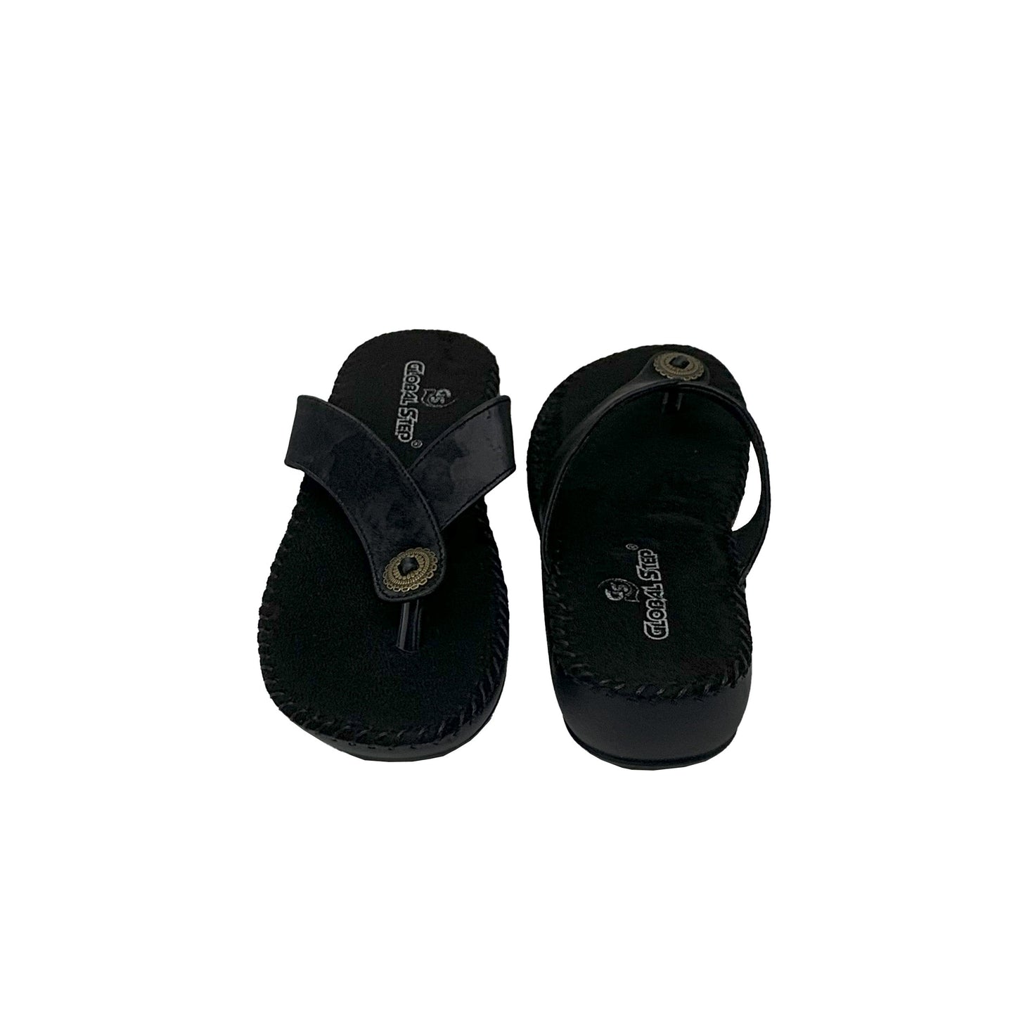 Everyday Comfort Black Flats - GlobalStep - shoes - 36