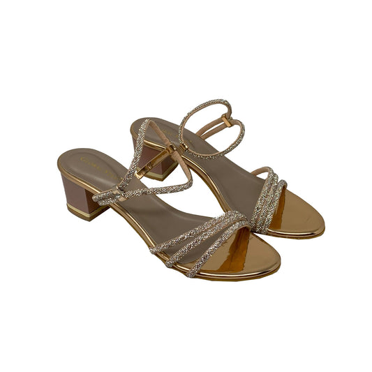 GlitzAura Strap Heels - GlobalStep - shoes - 36